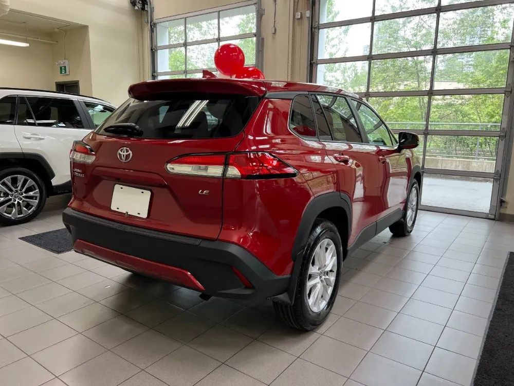 2022 Toyota Corolla Cross in Barcelona Red 3